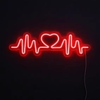 Neonskylt Heartbeat