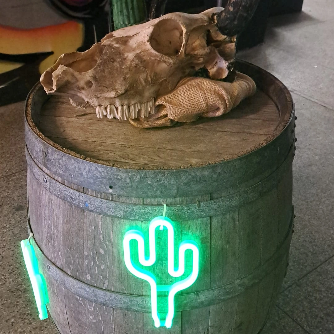 Kaktus grön neon