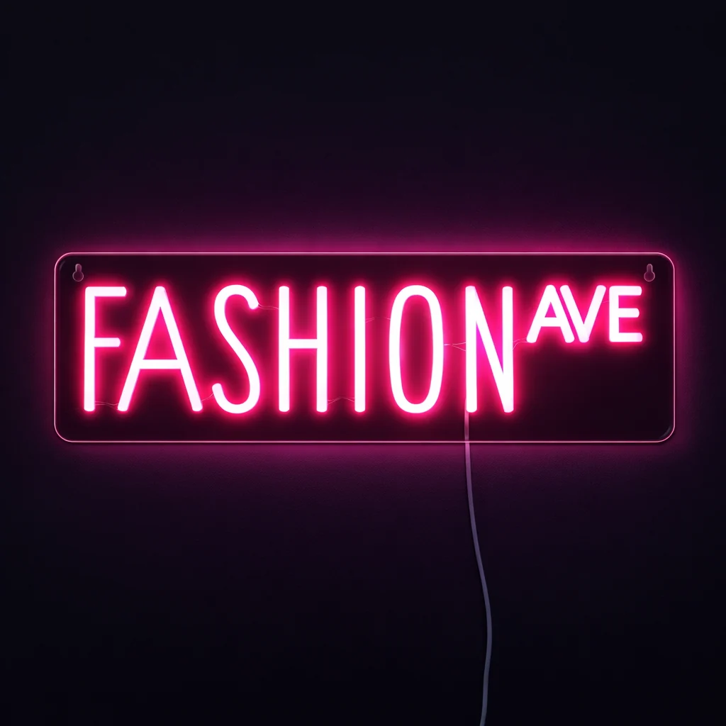 Neonskylt Fashion Avenue