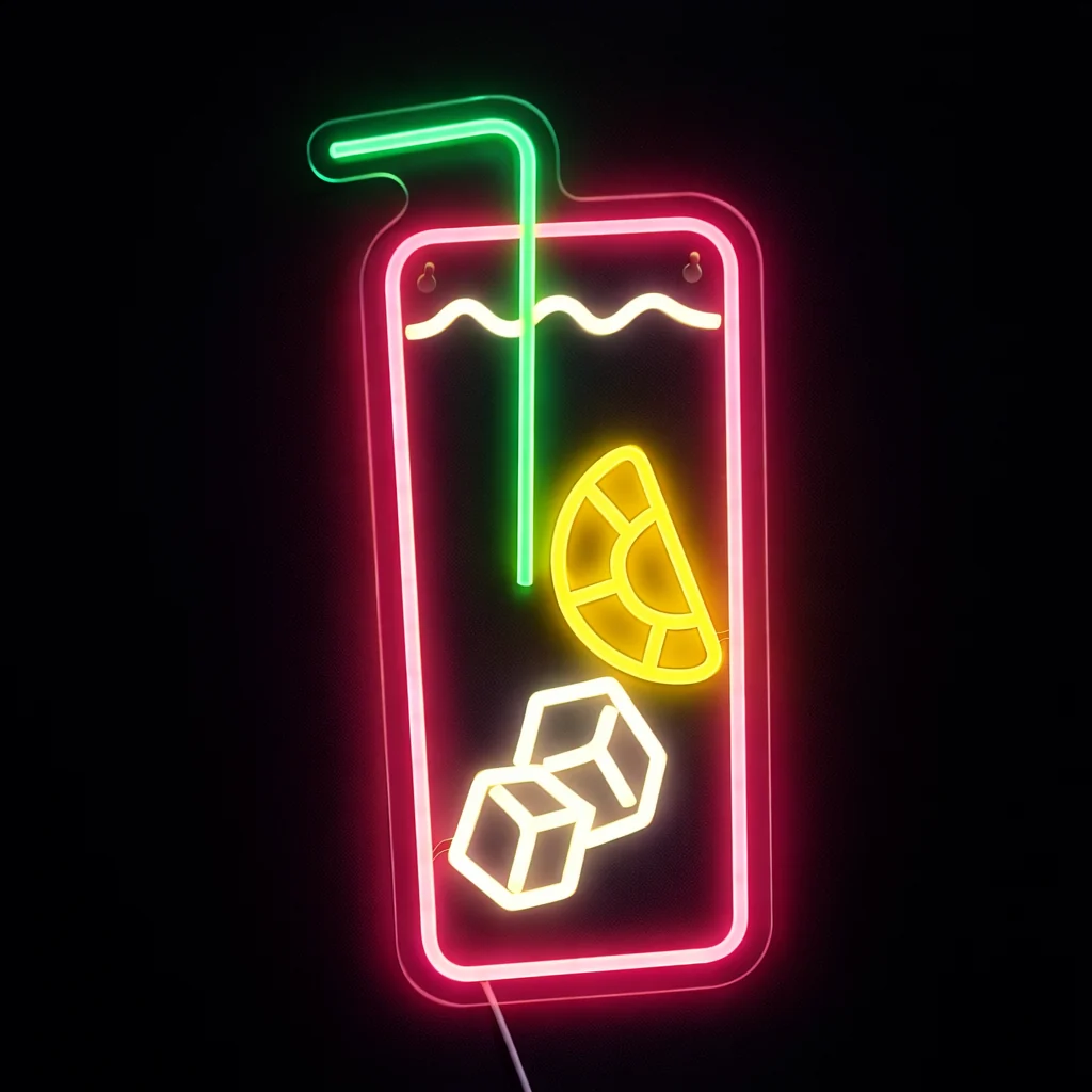 Neonskylt Cocktail