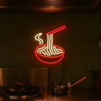 Neonskylt Noodles