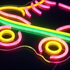Neonskylt Roller Skates