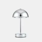 Bordslampa krom laddbar