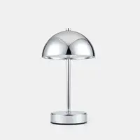 Bordslampa krom laddbar