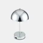 Bordslampa krom laddbar