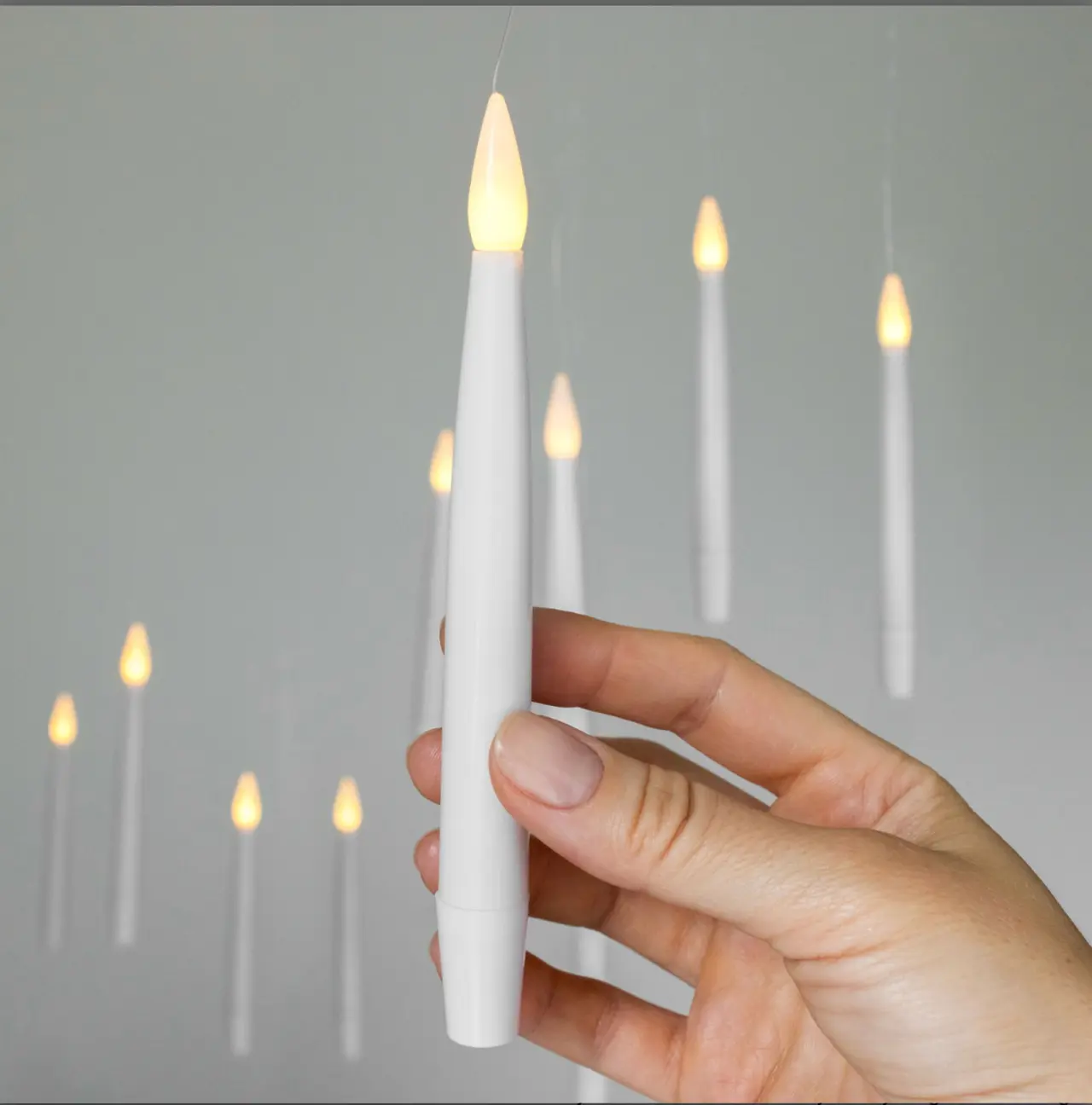 LED ljus svävande
