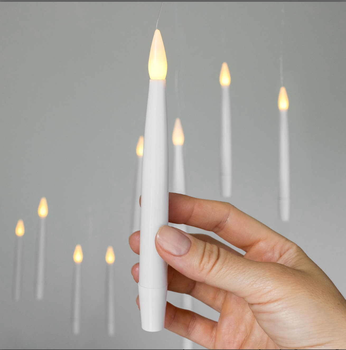 LED ljus svävande