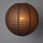 Rislampa brun 50cm