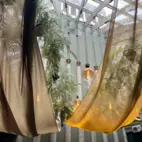 Tyg organza brons