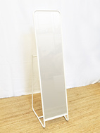Spegel golvmodell vit