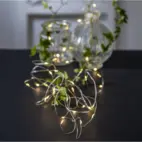 LEDslinga dew drops batteri
