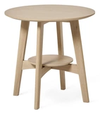 Soffbord ljus ekfaner 55cm