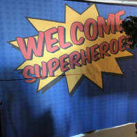 Backdrop Welcome Superheroes