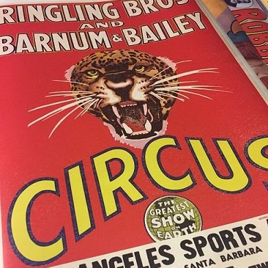 Cirkus- och tivoliaffischer