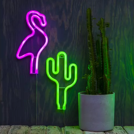 Flamingo neon