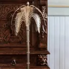 Bordslampa palm guld