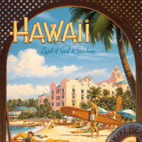 Skylt Hawaii retro plåt