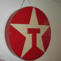 Ljusskylt Texaco