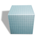 Soffbord kakel blått