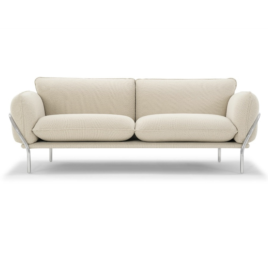 Soffa creme/krom