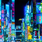 Backdrop Tokyo by Night