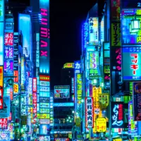 Backdrop Tokyo by Night