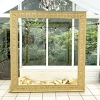 Ram guld 200 x 200cm