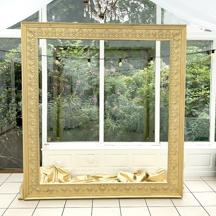 Ram guld 200 x 200cm