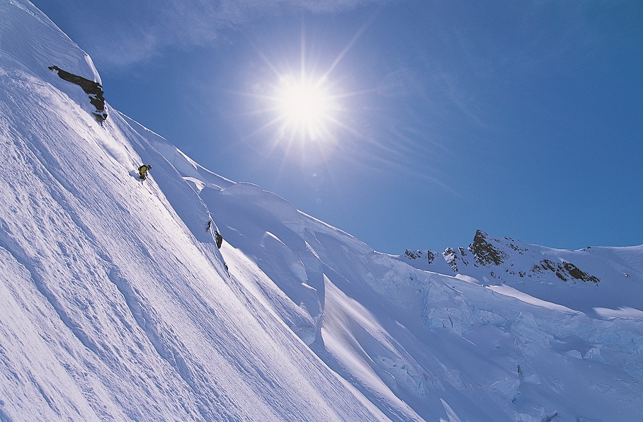 Backdrop Vinter Alpin