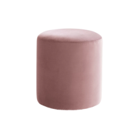 Sittpuff sammet rosa