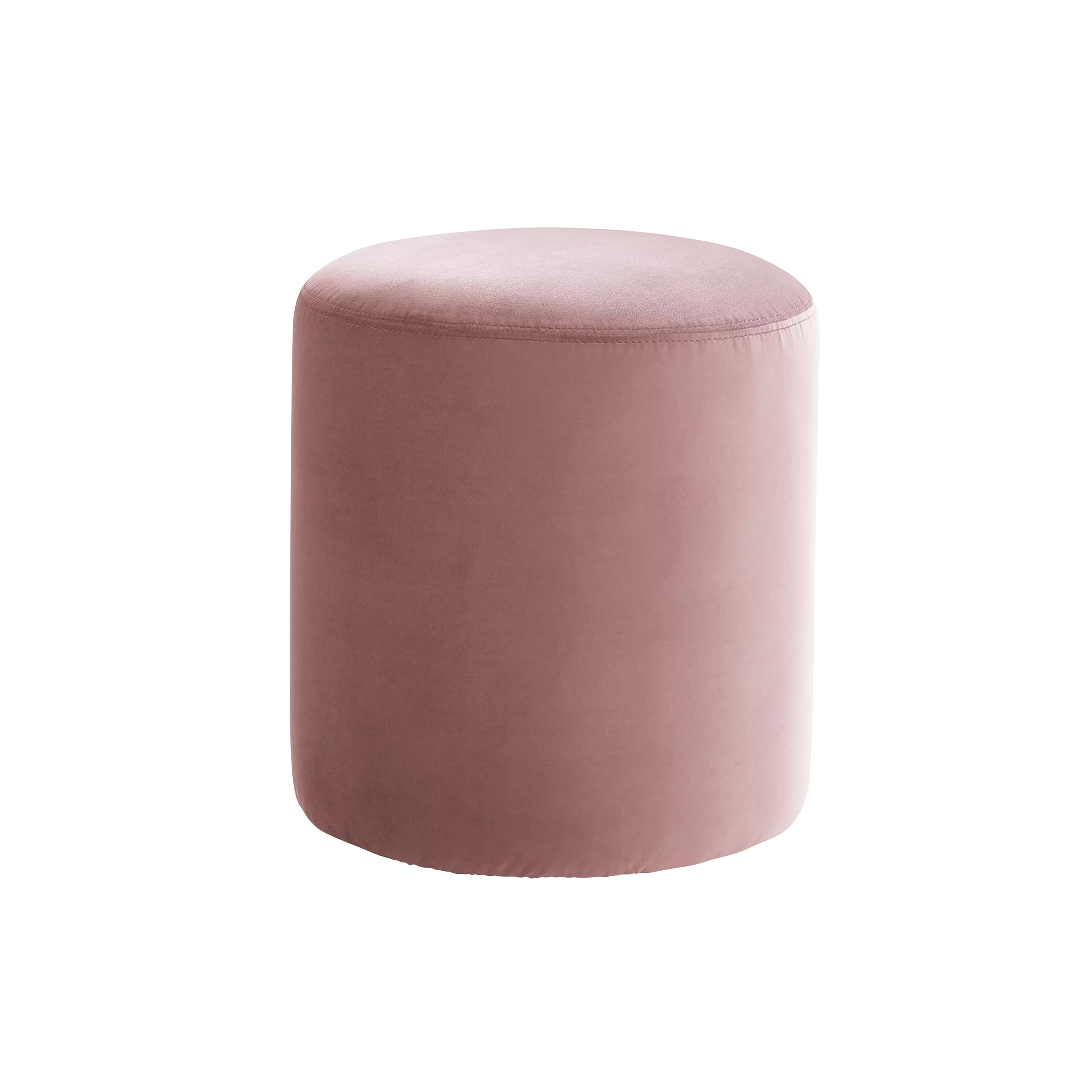 Sittpuff sammet rosa