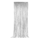 Glitterdraperi Silver