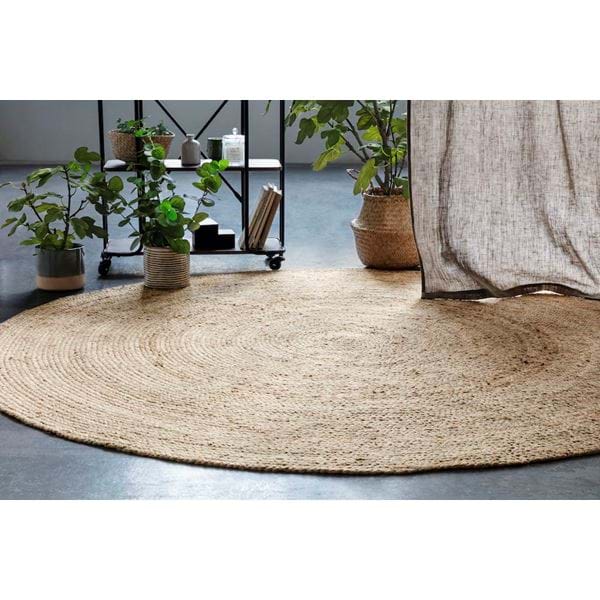 Matta jute rund