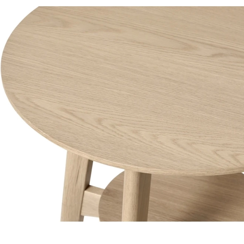 Soffbord ljus ekfaner 85cm