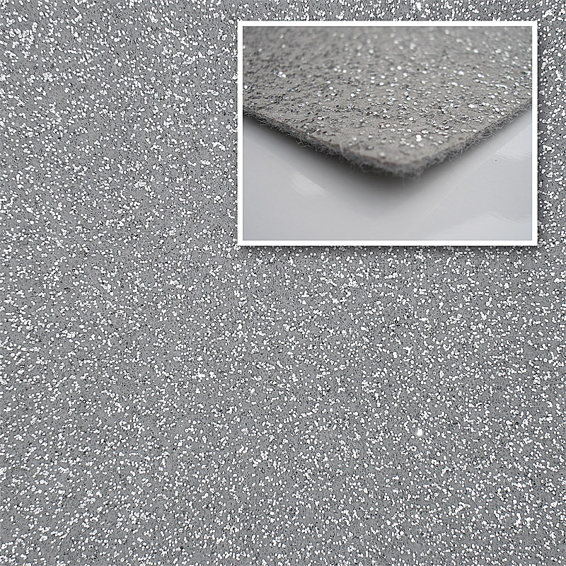 Eventmatta silver glitter