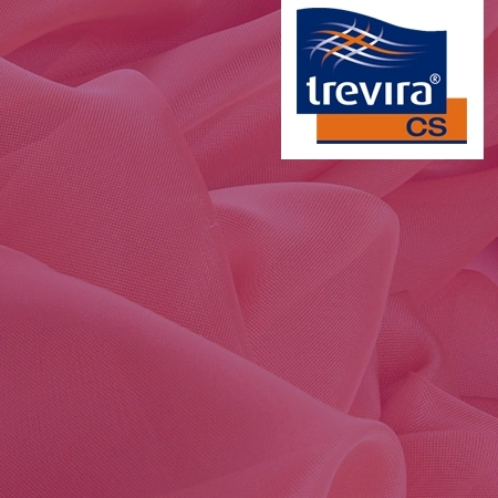 Voile tyg Cerise