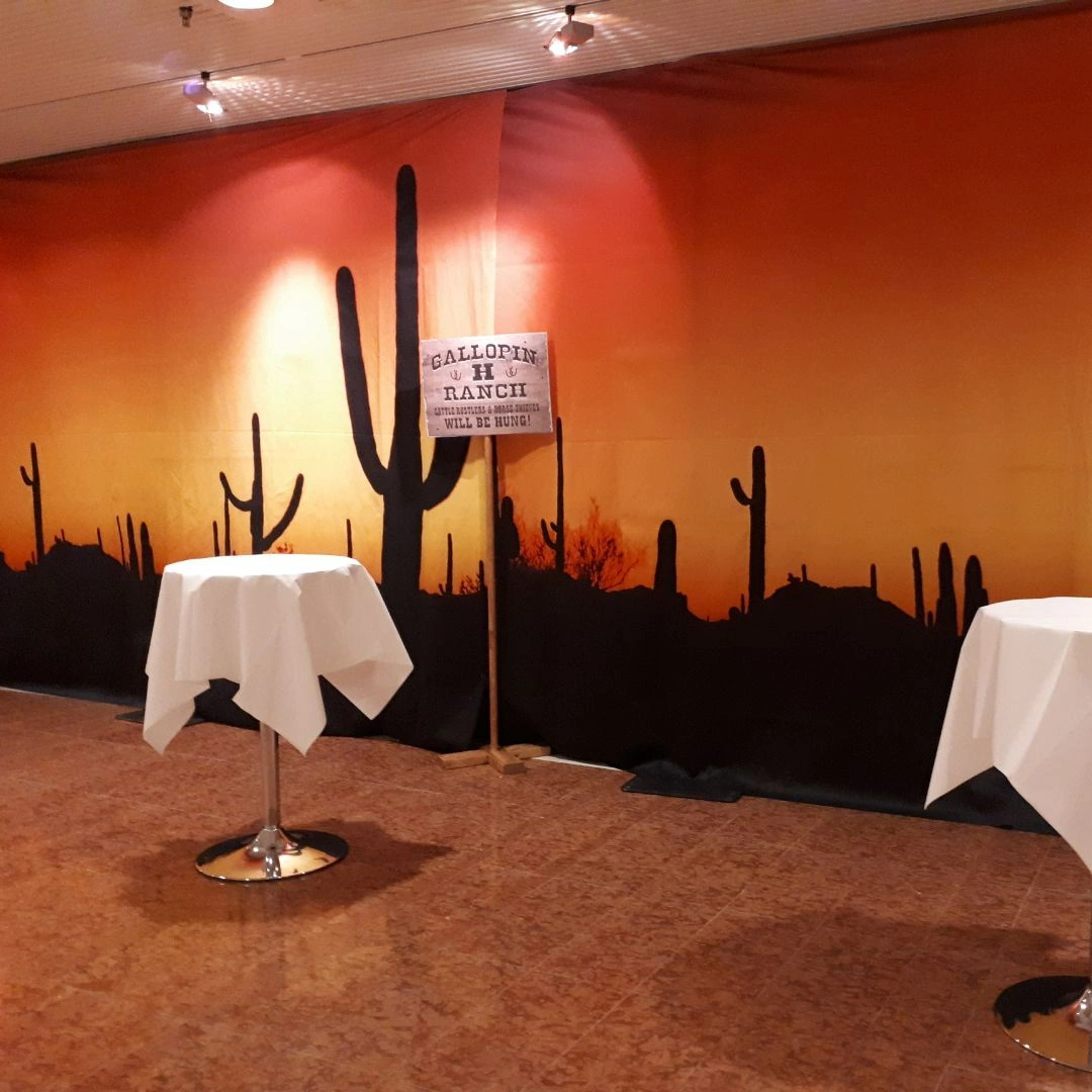 Backdrop Western Kaktusar