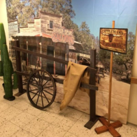 Backdrop Western Saloon entré