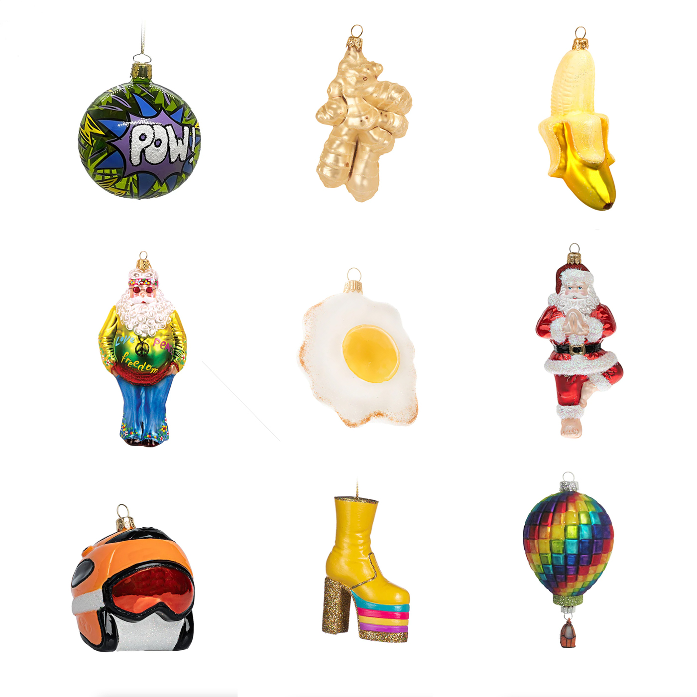 Julgranskulor Kitsch
