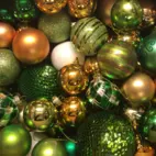 Julgranskulor Gröna