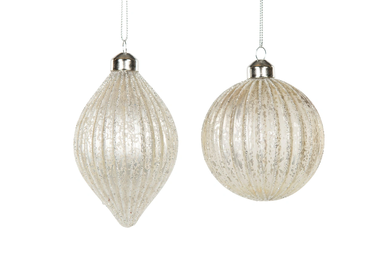 Julgranskulor Silver