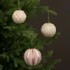 Julgranskulor Rosa