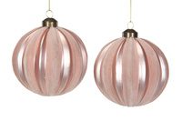 Julgranskulor Rosa