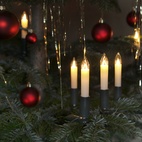 Julgransbelysning skaftljus