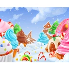 Backdrop Christmas Candyland
