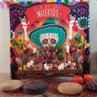 Backdrop Dia de los Muertos