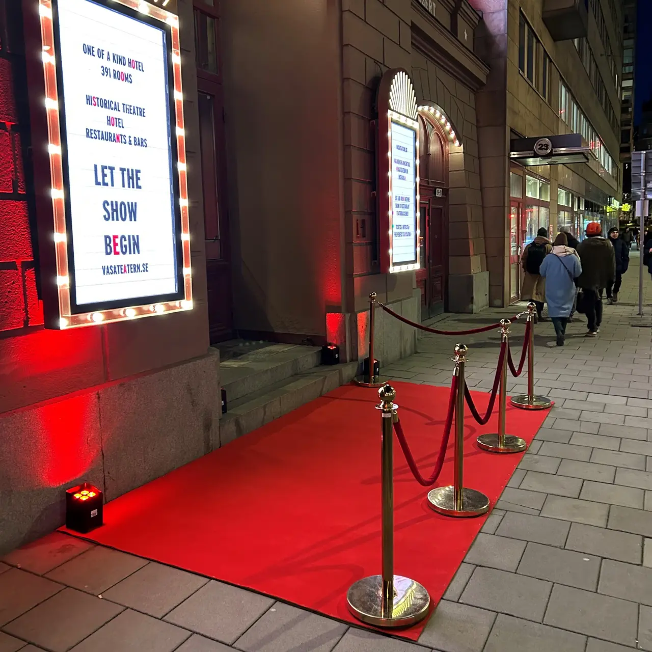 Eventmatta Röd