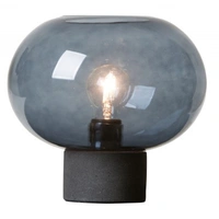 Bordslampa blått glas